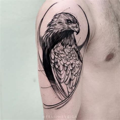 tatuagem do falcão